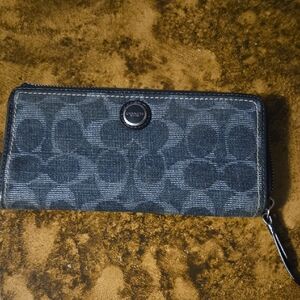 Coach Denim Blue  Wallet